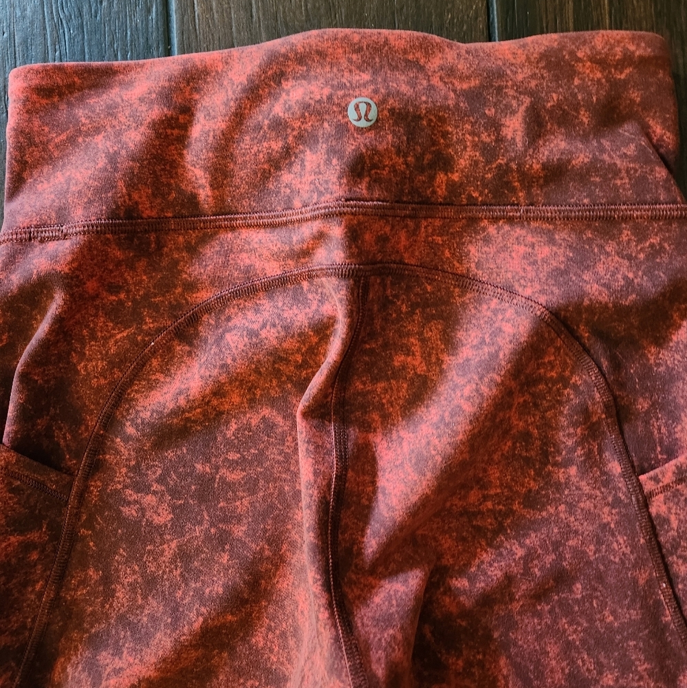lululemon athletica Red Leggings